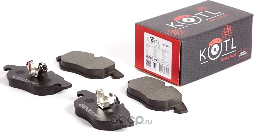 Заменен на XKTL-1657KT!!! Колодки тормозные дисковые к-т (Kotl) Kotl. Артикул 1492kt