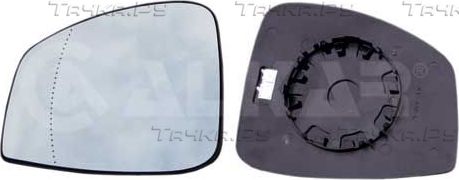 Зеркальное стекло бокового зеркала Alkar левое для Renault Scenic III 2008-2016. Артикул 6471233