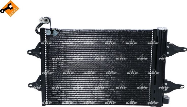 Радиатор кондиционера (конденсатор) NRF (алюминий). Артикул 35480