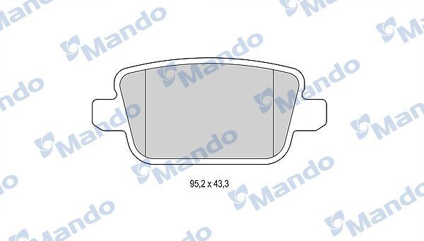 Тормозные колодки Mando. Артикул MBF015232