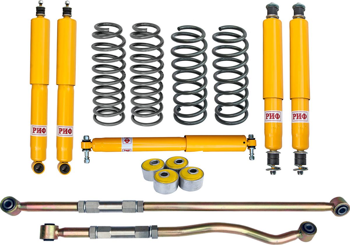 Лифт-комплект РИФ жесткий для Toyota Land Cruiser 105 1998-2006, лифт 50 мм. Артикул RIF-TLC80-C