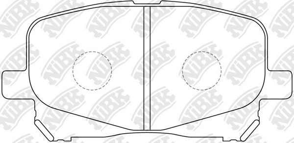 Тормозные колодки NiBK. Артикул PN1448