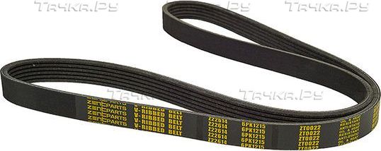 Приводной ремень поликлиновой Zentparts для Peugeot 607 I 2005-2011. Артикул Z22614