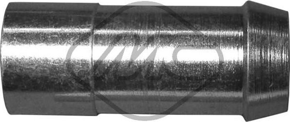 Патрубок радиатора (системы охлаждения) Metalcaucho (алюминий). Артикул 03128