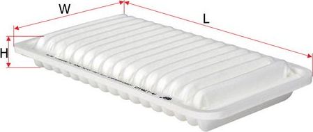 Воздушный фильтр Sakura для Mazda MX-5 III (NC) 2005-2014. Артикул A-17810