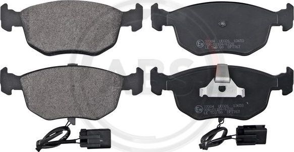 Тормозные колодки ABS передние для Ford Escort V 1995-1998. Артикул 37004