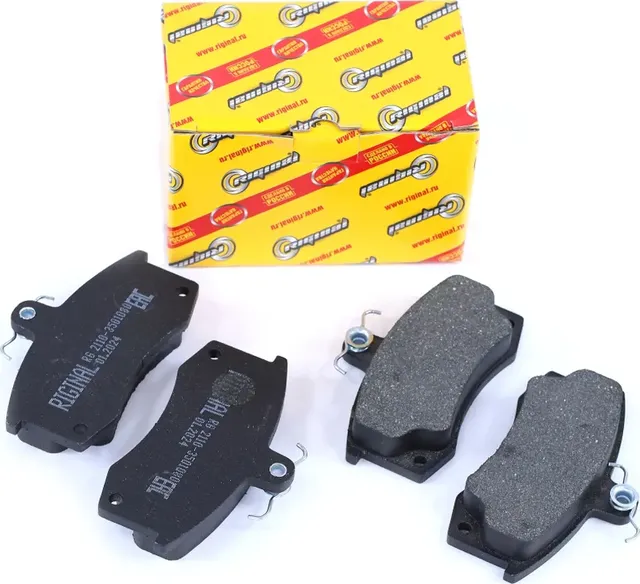 Колодка тормозная передняя (кт.4шт.) для а/м ВАЗ-2110-12,1118,2170 Riginal Riginal. Артикул RG21103501080