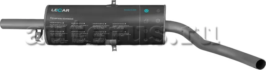 ГЛУШИТЕЛЬ 2101-07 (Lecar) Lecar. Артикул LECAR010012702