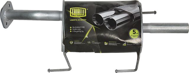 Глушитель (задняя часть) Trialli для Nissan Almera N16 2000-2006. Артикул EMM 1401