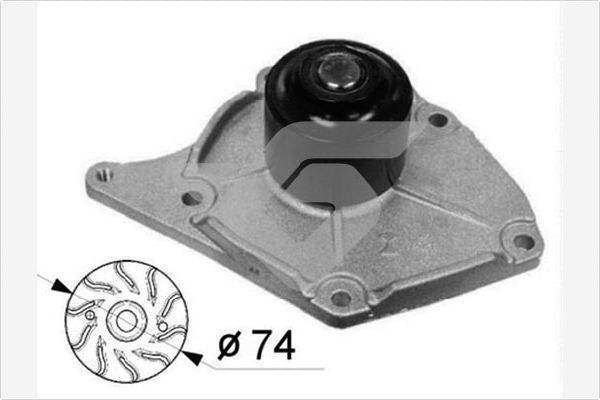 Помпа (водяной насос) Hutchinson. Артикул WP63