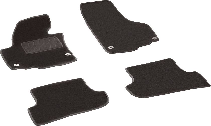 Коврики текстильные Seintex на нескользящей основе для салона Skoda Yeti 2009-2018. Артикул 83180