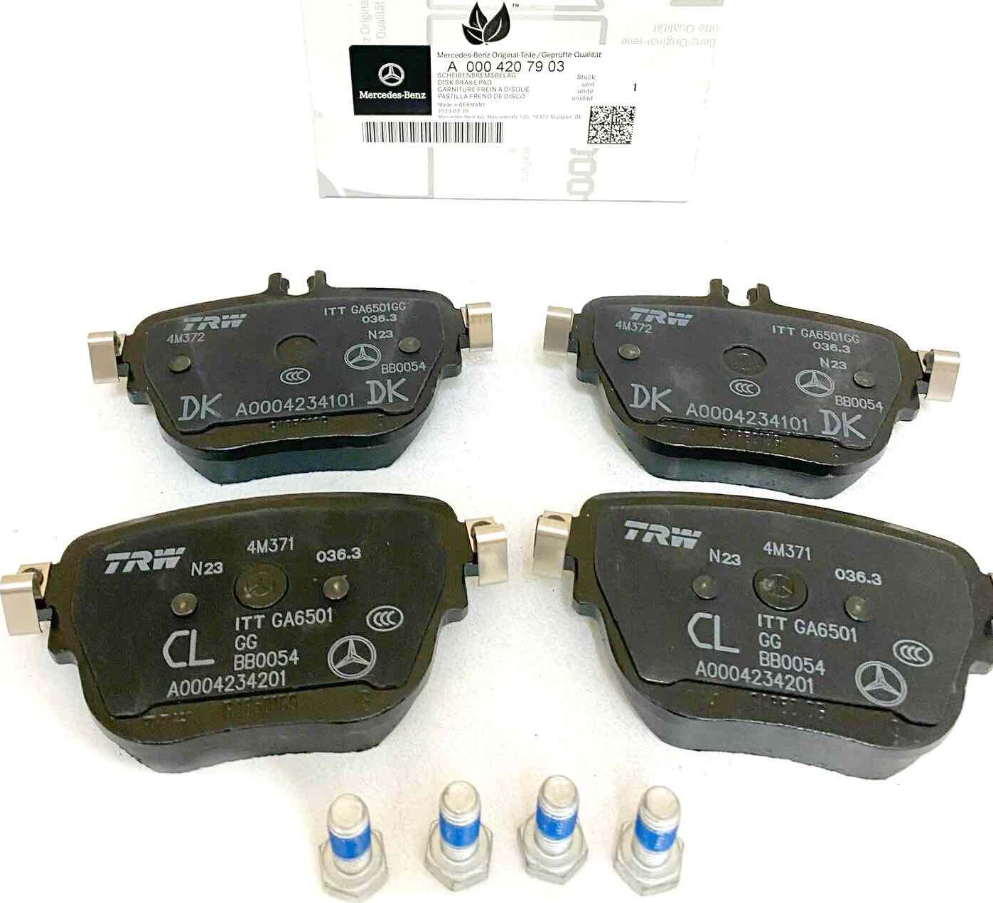 Тормозные колодки Mercedes-Benz. Артикул A0004207903