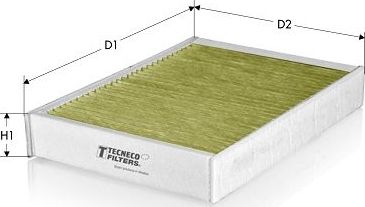 Салонный фильтр  Tecneco Filters. Артикул CKA25001