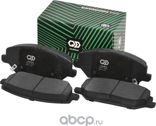 Колодки тормозные дисковые передние (Pilenga). Артикул FDP3475