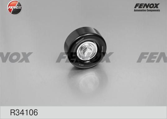Направляющий (ведущий) ролик приводного поликлинового ремня Fenox. Артикул R34106