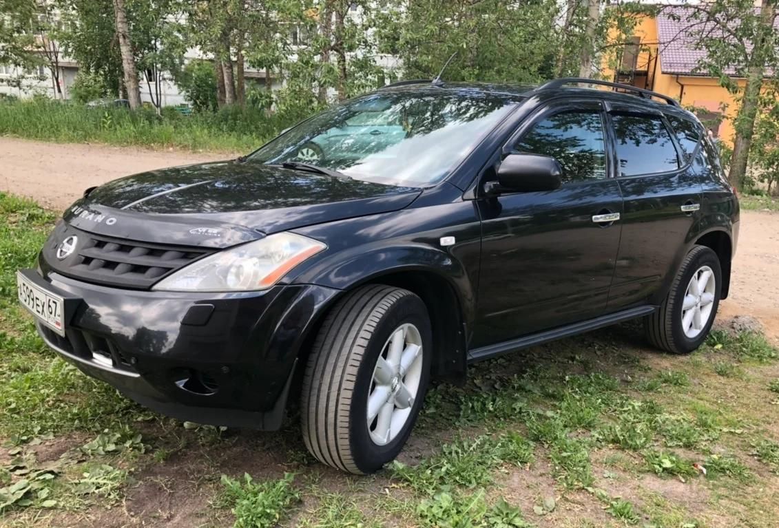 Дефлектор Vip-Tuning для капота Nissan Murano Z50 2002-2008. Артикул NS05