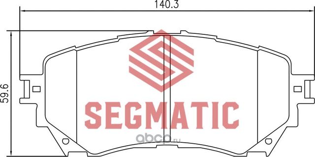 SGBP2609 Колодка торм диск пер Mazda 6 2.0 2013- Mazda 6 2.5 2012- Mazda 6 2.5 2 (Segmatic) Segmatic. Артикул SGBP2609