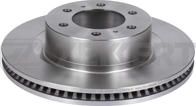 Тормозной диск Zekkert передний для Lexus LX 600 2021-2026. Артикул BS-6685