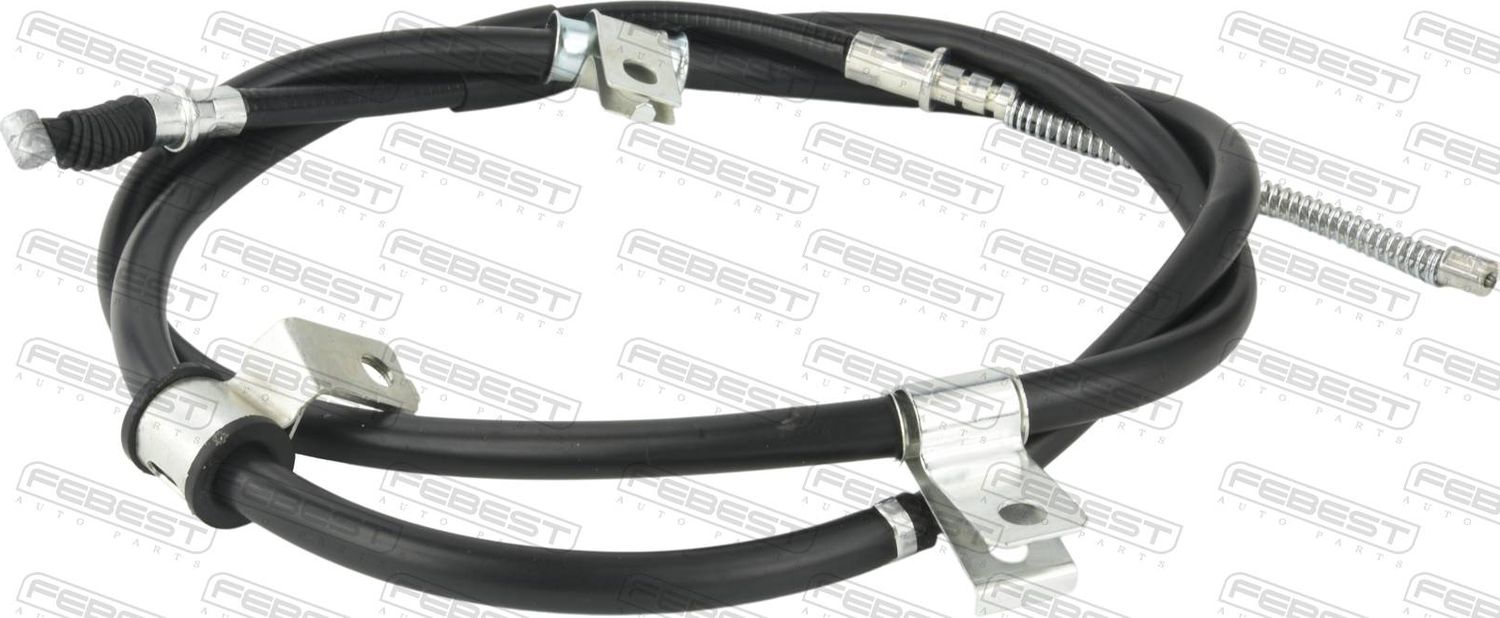 Трос ручника (тросик ручного тормоза) Febest. Артикул 04100-KH4RH