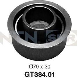 Натяжной ролик (натяжитель) ремня ГРМ NTN / SNR. Артикул GT384.01