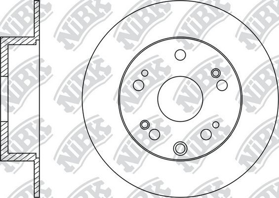 Тормозной диск NiBK. Артикул RN1407