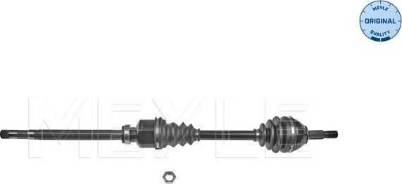 Полуось (привод в сборе, приводной вал) Meyle Original. Артикул 40-14 498 0044