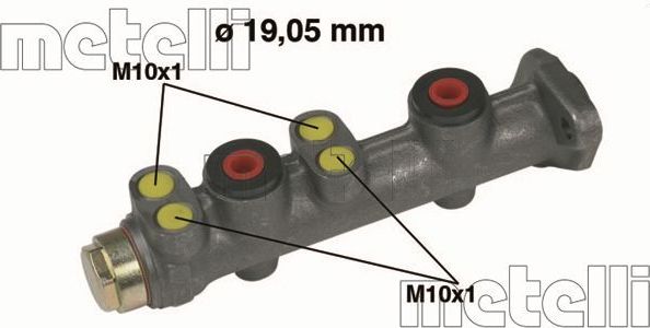 Тормозной цилиндр главный Metelli (Чугун). Артикул 05-0150