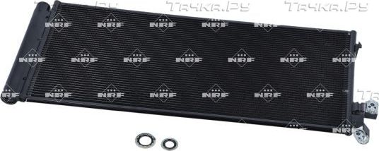 Радиатор кондиционера (конденсатор) NRF EASY FIT. Артикул 350596