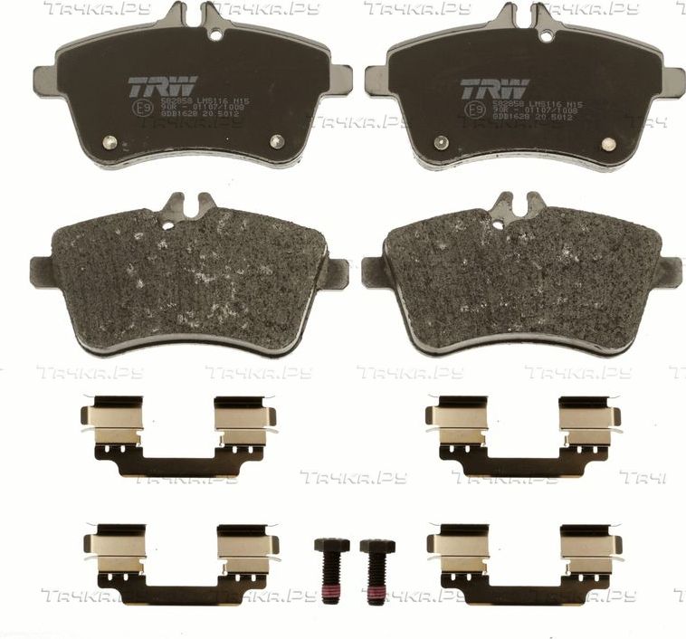 Тормозные колодки TRW COTEC. Артикул GDB1628
