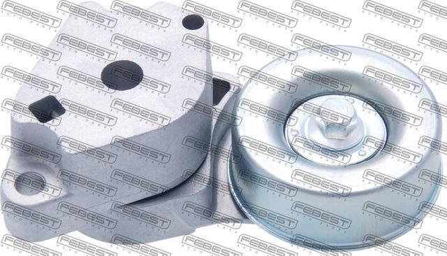 Натяжной ролик (натяжитель) приводного клинового зубчатого ремня Febest для Mitsubishi Pajero III 2000-2006. Артикул 0490-KB4T