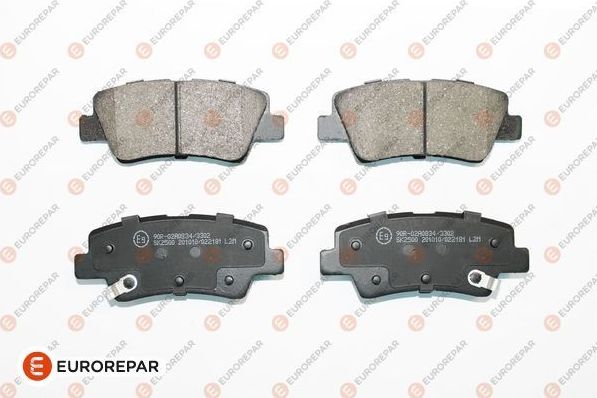 Тормозные колодки Eurorepar. Артикул 1681162180