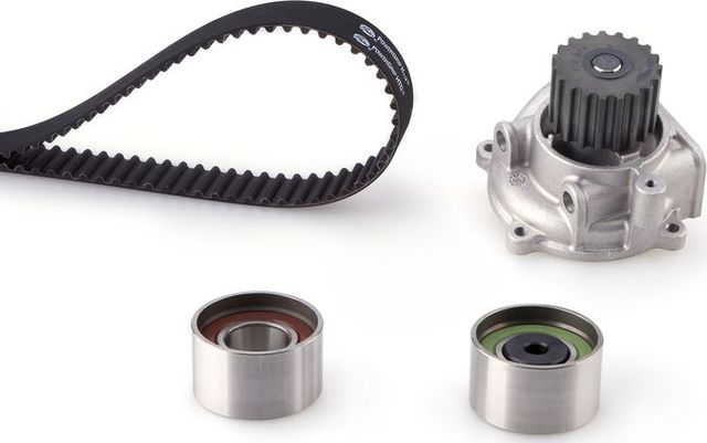 Помпа (водяной насос) с комплектом ремня ГРМ Gates PowerGrip® для Mazda 3 I (BK) 2007-2009. Артикул KP15630XS