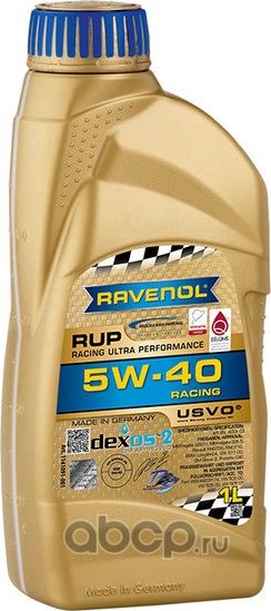 Моторное масло RAVENOL RUP Racing Ultra Performance SAE 5W-40 (1л) Ravenol. Артикул 1141091001