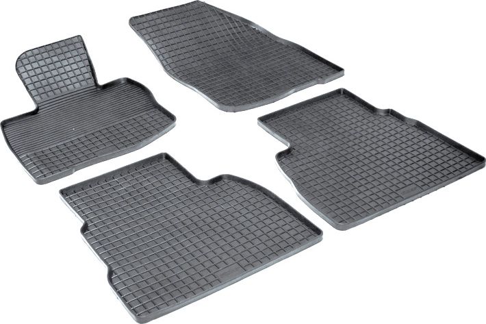 Коврики резиновые Seintex с узором сетка для салона Honda Civic хэтчбек 5-дв. 2006-2011. Артикул 00595