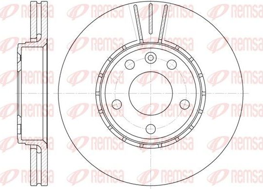 Тормозной диск Remsa. Артикул 6682.10