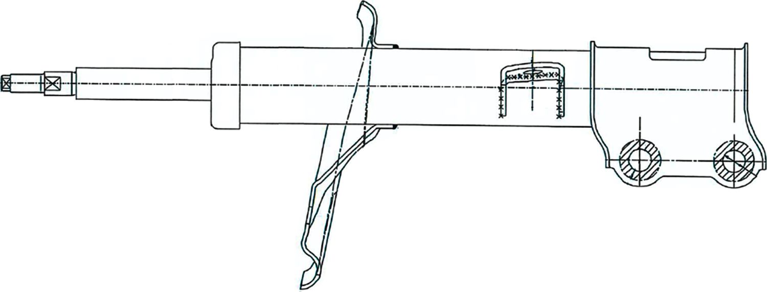 Амортизатор CTR. Артикул GY0710G