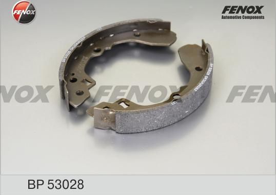 Тормозные колодки Fenox задние для Mazda 626 II (GC) 1982-1987. Артикул BP53028