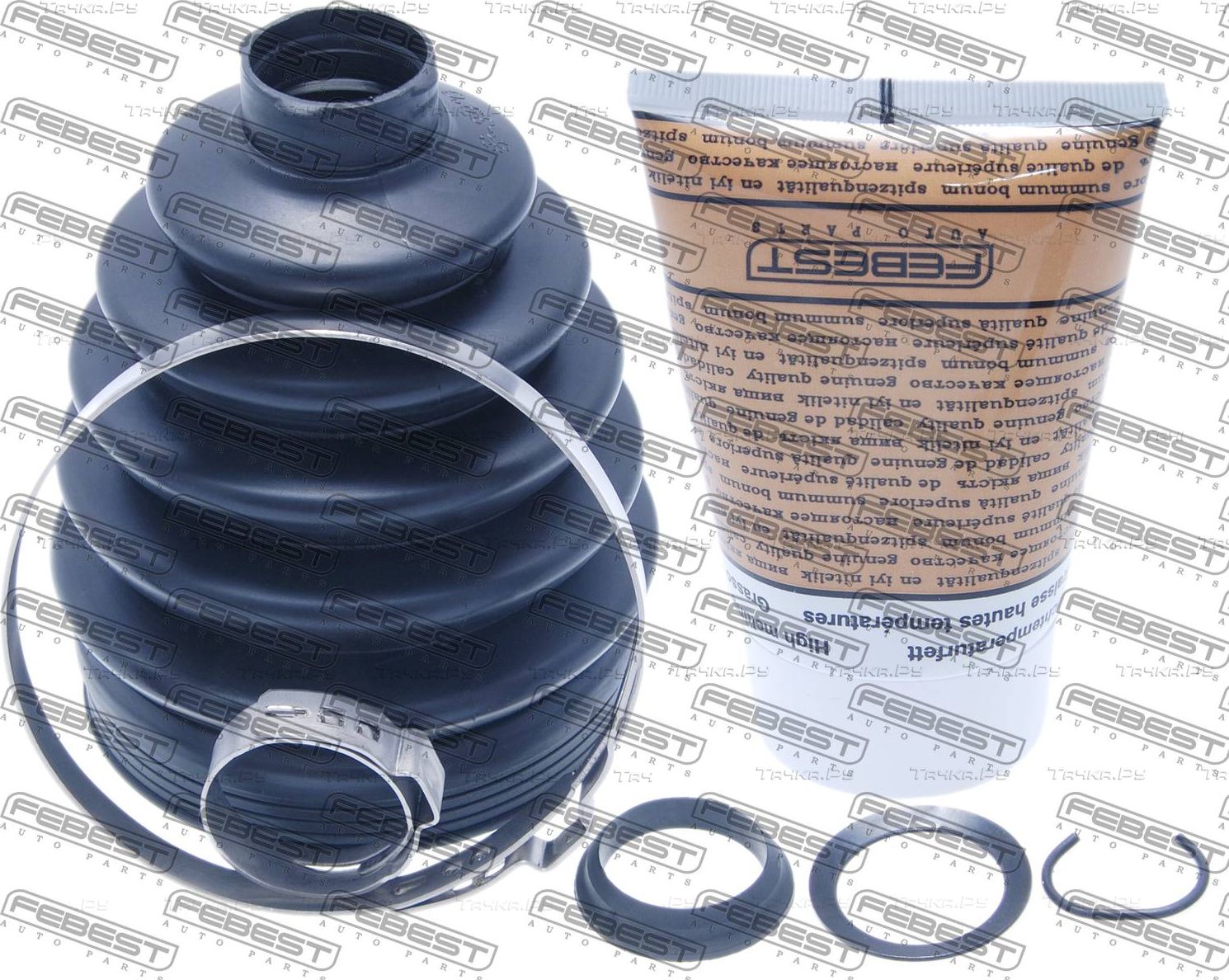 Пыльник ШРУСа наружный Febest (поливинилхлорида) для Volkswagen Bora 1998-2013. Артикул 2317P-B6