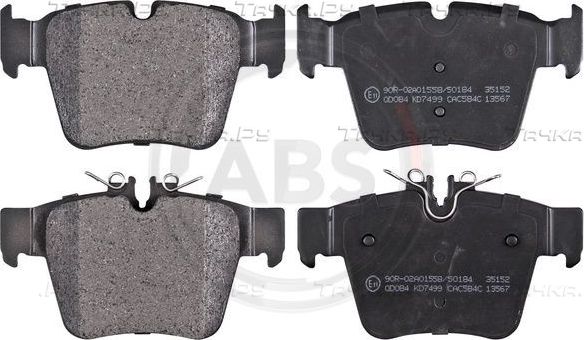 Тормозные колодки ABS. Артикул 35152