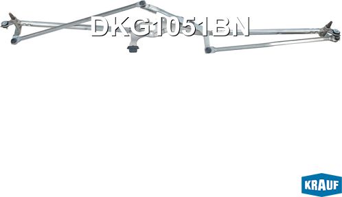 Трапеция стеклоочистителя Krauf. Артикул DKG1051BN