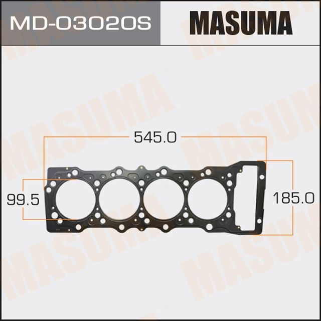 Прокладка ГБЦ Masuma для Mitsubishi Pajero III 2000-2006. Артикул MD-03020S