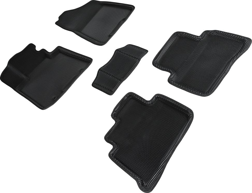 Коврики Seintex 3D EVA с рисунком СОТА для салона Hyundai Tucson III рестайлинг 2018-2026 БЕЖЕВЫЕ. Артикул 95166