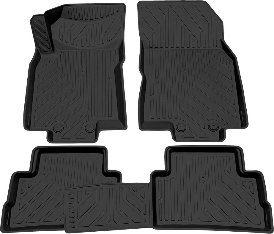 Коврики полиуретанновые Rezkon для салона Nissan Qashqai II 2014-2026. Артикул 0525020200