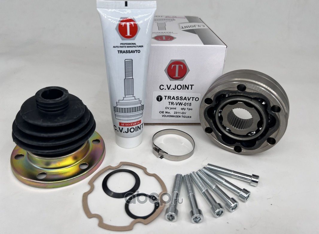 ШРУС внутренний | перед прав/лев | 33 (Trassavto). Артикул TRVW015