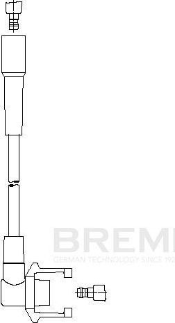 Высоковольтные провода (провода зажигания) Bremi. Артикул 675/45