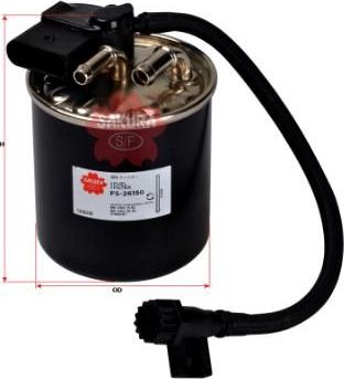 Топливный фильтр Sakura для Mercedes-Benz Vito III (W447) 2014-2026. Артикул FS-26150