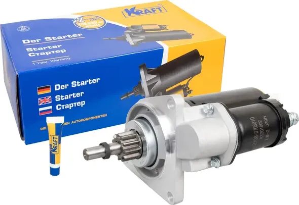СТАРТЕР ВАЗ-2108-099, 2113-15 (НОВ. ОБР. РЕДУКТОРНЫЙ) KRAFT Kraft. Артикул KT201002