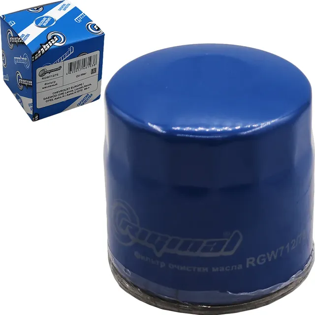 Фильтр масляный для а/м Chevrolet/Daewoo Lanos,Lacetti,Nexia/Opel Astra H/Astra (Riginal). Артикул RGW71275