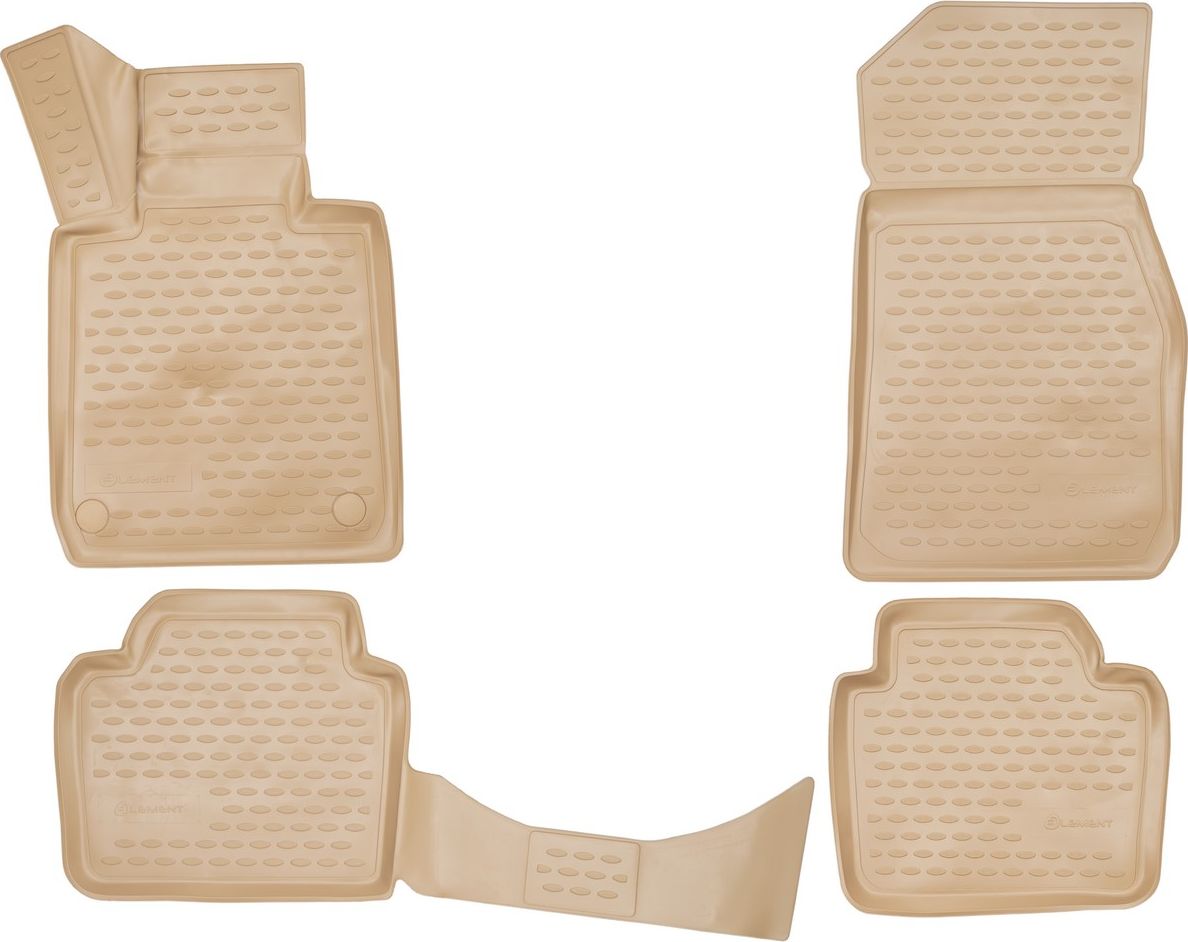 Коврики Element для салона BMW 3 F30 2012-2019 Бежевые. Артикул NLC.3D.05.31.212k
