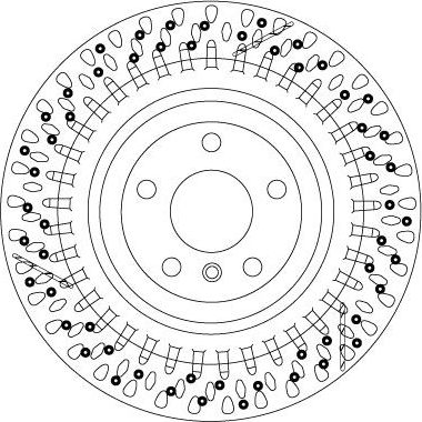 Тормозной диск TRW. Артикул DF6835S